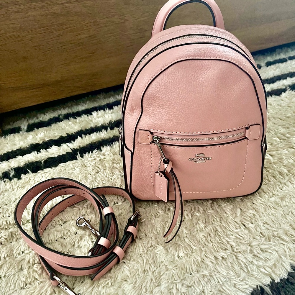Coach Andi Backpack Crossbody Convertible in Pink